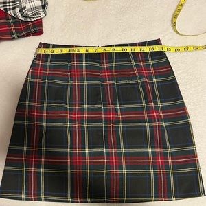 Plaid skirt